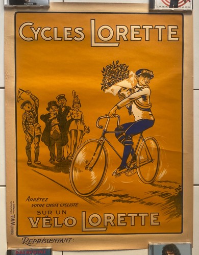 Affiche ancienne cycles - ancienne,