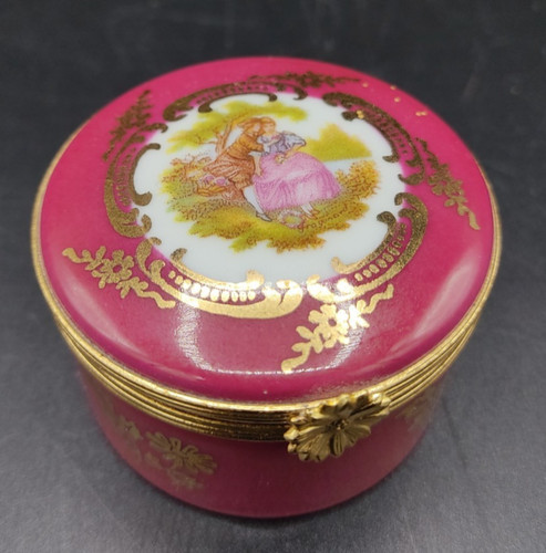 Petite boite ronde bijoux - à,
