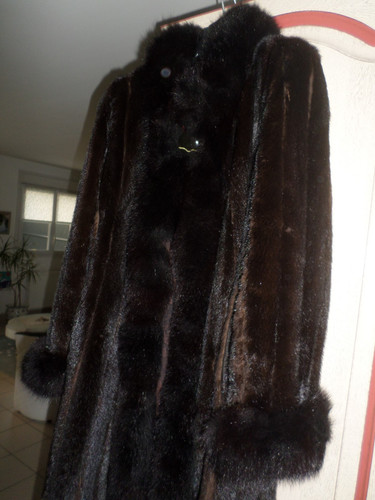 Manteau vison renard - manteau, et