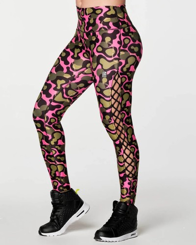 Zumba wild high waisted laced - wild,