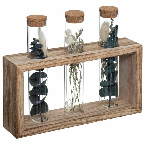 Vase triple tubes verre - vase, triple/tubes