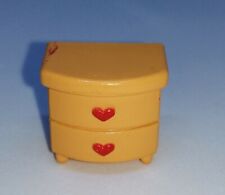 Rare Vintage Polly Pocket Accessory - Chest of Drawer Heart / Dresser