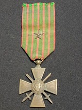 6.4/09/25 (REF27975) Military Medal CROIX DE GUERRE 14/17 French MEDAL