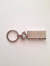 GOOD YEAR OLD ADVERTISING KEYCHAIN TRUCK METAL TIRE