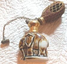 RARE ANTIQUE SCHAFER AND VATER ELEPHANT SHAPED PERFUME BOTTLE
