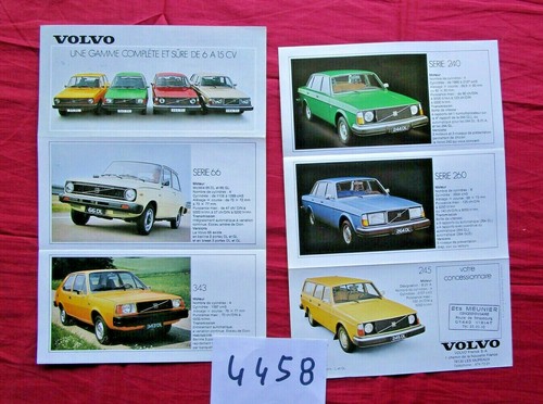 4458 volvo dépliant - n°4458,