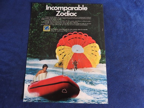 Publicité zodiac bateaux - , gt