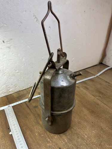 Lampe mineur ancienne - outil, de