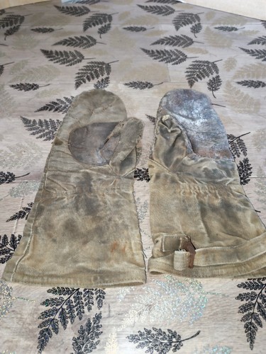Paire gants ww2 pur jus - us,