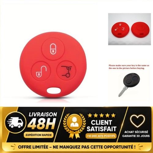 Protège clé silicone - , rouge