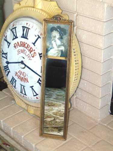 Antique barbola narrow - antique,
