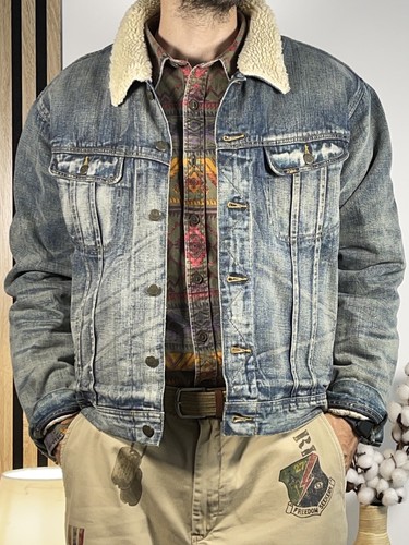 Veste camionneur denim - de,