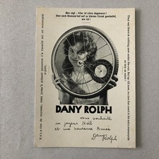 Circus Performer Unicycle Monocycle Act Postcard Post Card Dany Rolph Signed