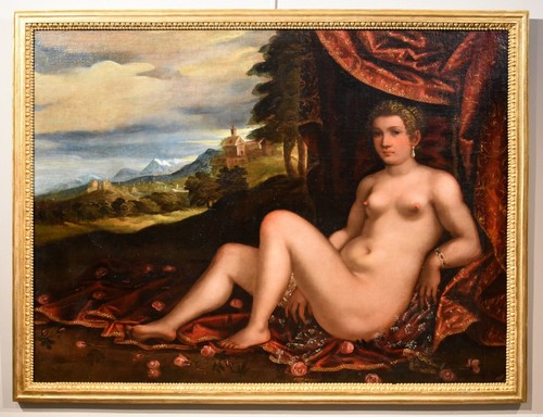 Grand tableau ancien - grand,