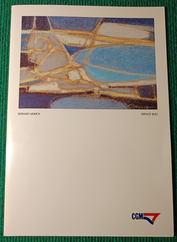 Porte menu espace bleu - -,