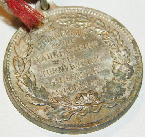 1906 ancienne medaille illzach - ancienne,