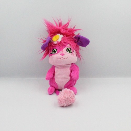 Peluche popples rose violet - rose,