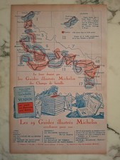 Pub Guide MICHELIN des Champs de Bataille +Carte/1920/BIBENDUM/ Guerre 14-18 WW1