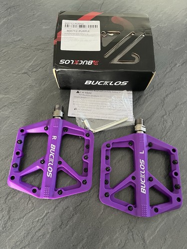 Pédales vélo violettes - pédales,