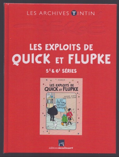 Herge archives tintin quick - .,