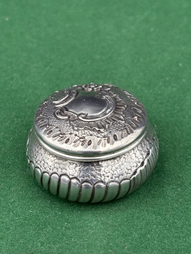 Boîte circulaire argent - boîte,
