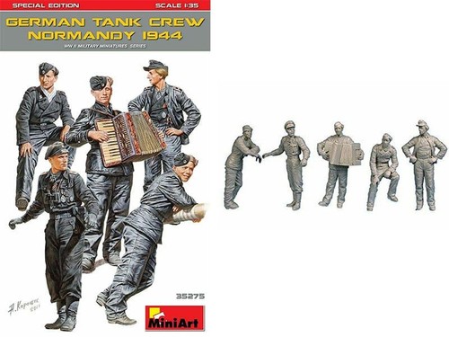 Miniart german tank crew - german,