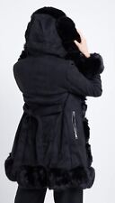 Manteau Fausse Fourrure Capuche Et Poche Taille M