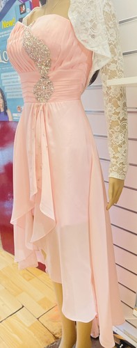 Robe cocktail rose taille - robe,