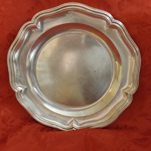 Plat argent aux - plat,