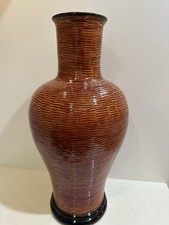 Vintage Bitossi Basketweave Rosenthal Netter Vase 44cm Tall Perfect Condition