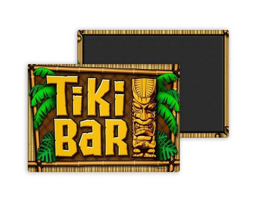 Tiki bar magnet personnalisé - tiki,