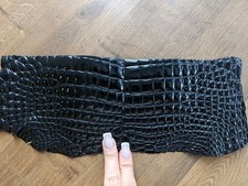 Crocodile skin, Italian genuine alligator leather, exotic leather 