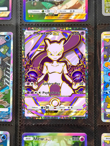 Carte custom mewtwo - carte, ex