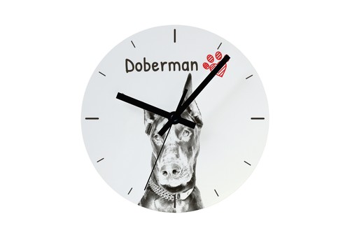 Dobermann watch with photo - i, a