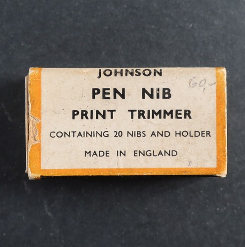 Boite plume vide johnson print - boite,