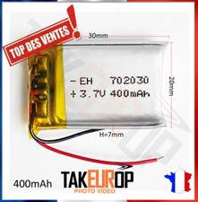 3.7V 400mAh 702030 Lipo