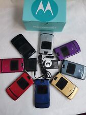 Motorola RAZR V3 Retro Flip Phone -All Colours Unlocked -Pristine GRADE A+ Phone