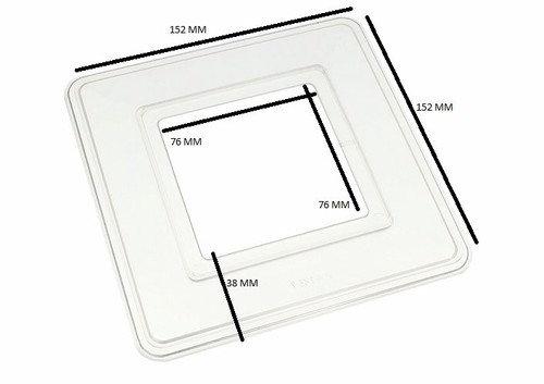 Plaque finition pour - plaque,