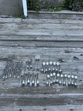 Bouillet Bourdelle FRANCE 18/10 Richelieu Stainless Flatware Silverware Set 53pc