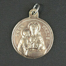RELIGIOUS JEWEL - SOLID SILVER PENDANT MEDAL COMMUNION SOUVENIR #62