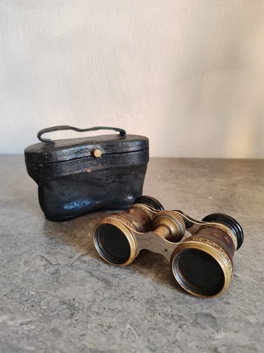 Paire jumelles anciennes - paire,