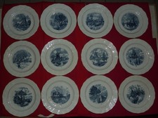 12 assiettes à dessert