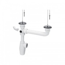 Vidage pour évier deux cuves