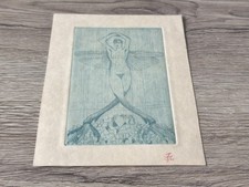 Ancienne gravure De L Artiste