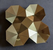 Ancienne paire de panneaux muraux soviétiques de l'ère spatiale décor URSS...