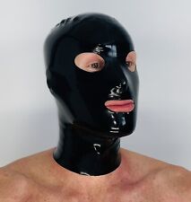 Hood Mask Cosplay Rear Zipper 0.4 mil 100% Latex Rubber