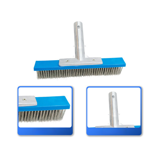 Brosse piscine acier - de,