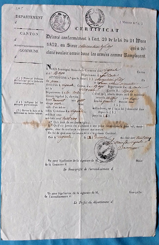 Tres rare document corse - tres,