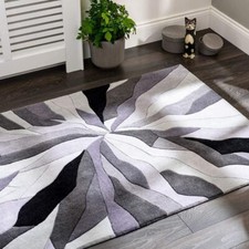 Tapis épais en pure laine touffeté à la main pour salon, chambre à coucher