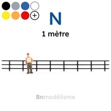 N 1/160 Lot 1m Garde-Corps TRIPLE, Décor Usine Dépôt Train Gare Sncf 1:160
